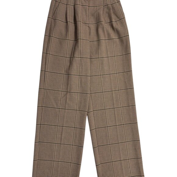 Wilfred Brown, Dark Blue & Green Houndstooth Print Pants (XXS) - Picture 1 of 3